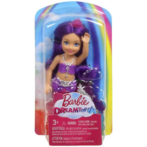 Γοργόνα Barbie Dreamtopia με μοβ μαλλιά Barbie 207641 3