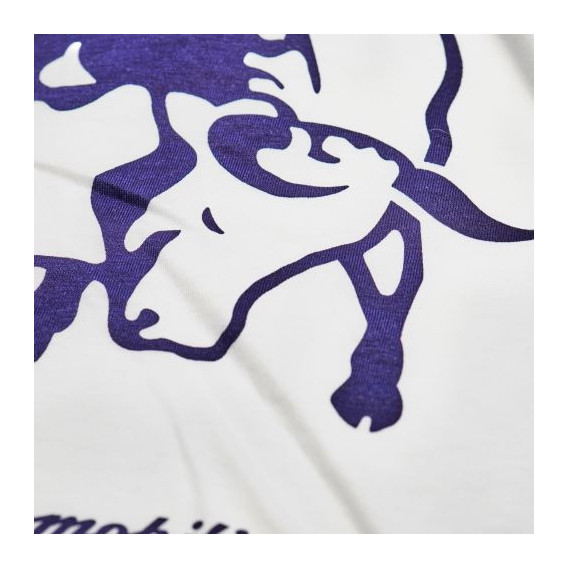 Βαμβακερό  T-shirt για αγόρι, σε λευκό χρώμα με τυπωμένο σχέδιο ταύρο και επιγραφή Lamborghini 20853 3