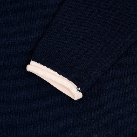 Βαμβακερό πουλόβερ με γιακά για μωρά ZY 208941 3
