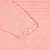 Πλεκτό φόρεμα για μωρό, ροζ ZY 209024 2