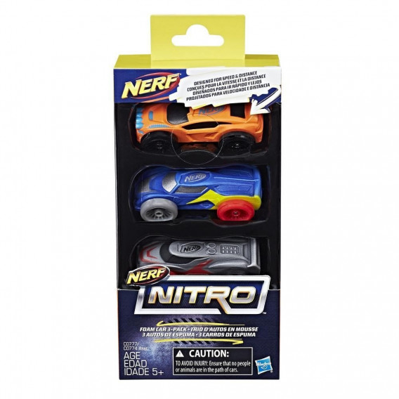 Σετ μαλακών αυτοκινήτων για το Nitro 3 τεμ. Nerf 210295 2
