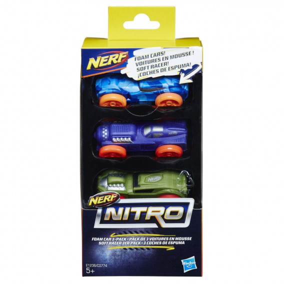 Σετ οχημάτων εκτόξευσης Nitro 3 τεμ. Nerf 210297 2