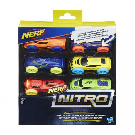 Σετ με μαλακά καρότσια για την κυκλοφορία του Nitro 6 τεμ. Nerf 210309 4