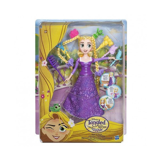 Περιστρεφόμενη κούκλα Rapunzel Disney Princess 210494 3