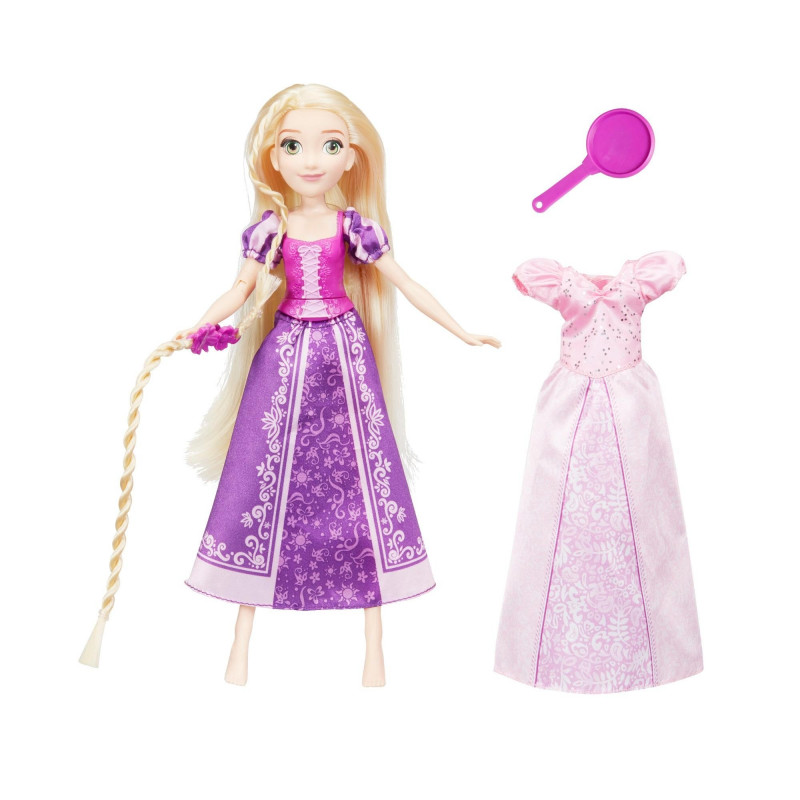 Κούκλα Rapunzel με δύο τουαλέτες  210511