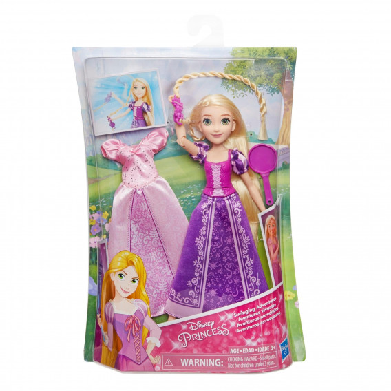 Κούκλα Rapunzel με δύο τουαλέτες Disney Princess 210512 2