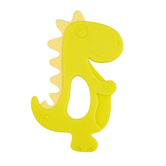 Χτένα από σιλικόνη, δεινόσαυρος, κίτρινη Canpol 211136 