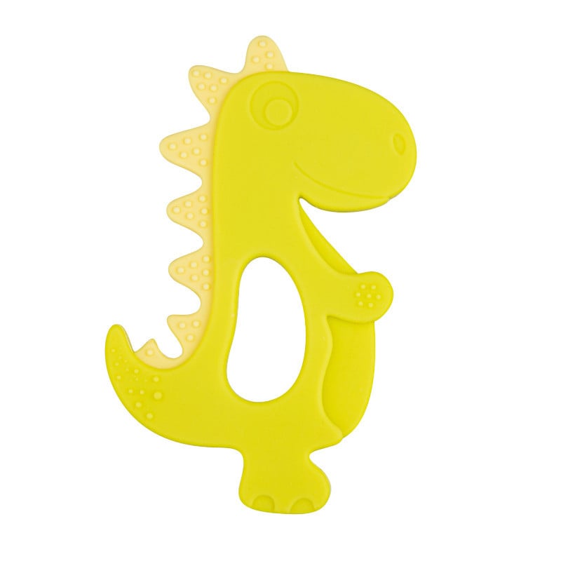 Χτένα από σιλικόνη, δεινόσαυρος, κίτρινη  211136