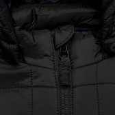 Δερμάτινο μπουφάν με αποσπώμενη κουκούλα για ένα αγόρι σε μαύρο χρώμα Name it 212127 2