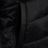Δερμάτινο μπουφάν με αποσπώμενη κουκούλα για ένα αγόρι σε μαύρο χρώμα Name it 212128 3