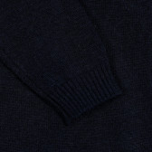 Πουλόβερ με το λογότυπο της μάρκας - σκούρο μπλε Benetton 213214 3