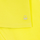 Κίτρινο κολάν 7/8 με λογότυπο αντίθεσης Benetton 213313 3