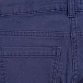 Βαμβακερό τζιν με τρύπες στα γόνατα, σκούρο μπλε Benetton 213676 2