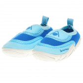 Δίχρωμα μπλε καλοκαιρινά παπούτσια με άσπρες σόλες Aqua Sphere 214069 4