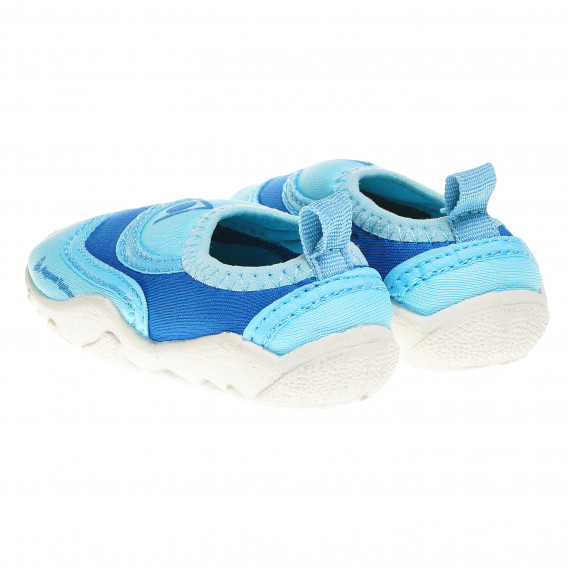 Δίχρωμα μπλε καλοκαιρινά παπούτσια με άσπρες σόλες Aqua Sphere 214070 5