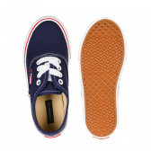 Μπλε navy sneakers με κορδόνια Beppi 214074 3