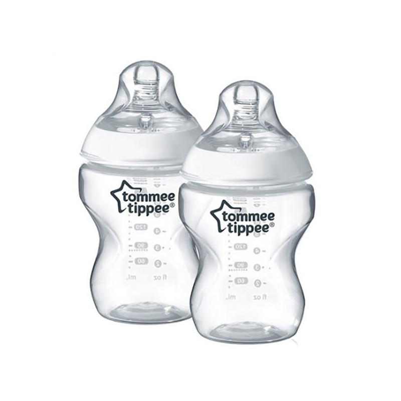 Μπουκάλι πολυπροπυλενίου Easy Vent, με πιπίλα 1 σταγόνας, για μωρό 1+ μηνός, 2 τεμ. 260 ml.   214174