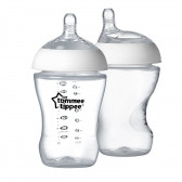 Μπιμπερό πολυπροπυλενίου Ultra, με πιπίλα 1 σταγόνας για μωρό 0+ μηνών, 2 τεμ., 260 ml.  Tommee Tippee 214208 2