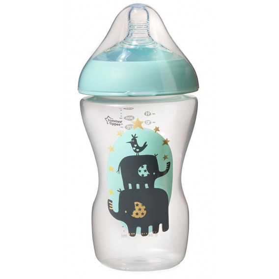 Μπουκάλι πολυπροπυλενίου Ultra, Μπλε 340 ml. με πιπίλα 2 σταγόνων,  για μωρό 0+ μηνών Tommee Tippee 214228 7
