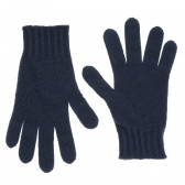 Χειμερινά γάντια, σε σκούρο μπλε χρώμα Benetton 214346 