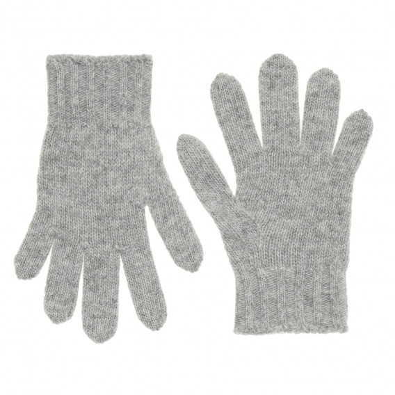 Χειμερινά γάντια, σε γκρι χρώμα Benetton 214348 