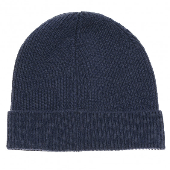 Χειμερινό καπέλο σε σκούρο μπλε χρώμα Benetton 214367 3