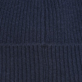 Χειμερινό καπέλο σε σκούρο μπλε χρώμα Benetton 214368 2