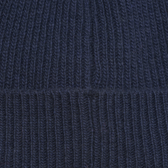 Χειμερινό καπέλο σε σκούρο μπλε χρώμα Benetton 214368 2