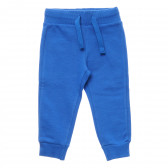 Βαμβακερό αθλητικό παντελόνι με κορδόνια, μπλε Benetton 214451 