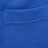 Βαμβακερό αθλητικό παντελόνι με κορδόνια, μπλε Benetton 214453 3