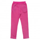 Αθλητικό παντελόνι με γυαλιστερό εφέ, ροζ Benetton 214578 