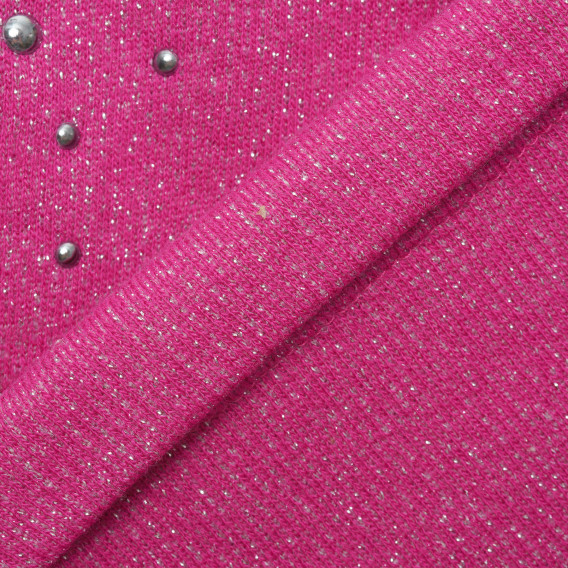Αθλητικό παντελόνι με γυαλιστερό εφέ, ροζ Benetton 214580 3