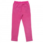 Αθλητικό παντελόνι με γυαλιστερό εφέ, ροζ Benetton 214581 4