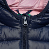 Χειμερινό μπουφάν για κοριτσάκια, σκούρο μπλε Benetton 214643 2