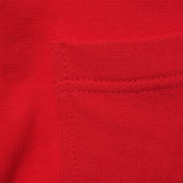Βαμβακερό αθλητικό παντελόνι, κόκκινο  Benetton 214668 3