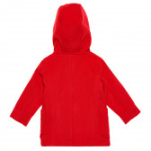 Παλτό με κουκούλα και κουμπιά, κόκκινο Benetton 214710 4