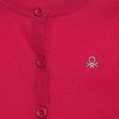 Γιλέκο με το λογότυπο της μάρκας, ροζ Benetton 214724 2