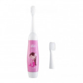 Ηλεκτρική οδοντόβουρτσα για βρεφικά δόντια, 3+ ετών, ροζ Chicco 214951 