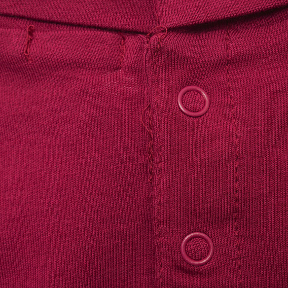 Βαμβακερή, βρεφική μπλούζα πόλο, σε κόκκινο χρώμα KIABI 215464 3