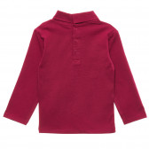 Βαμβακερή, βρεφική μπλούζα πόλο, σε κόκκινο χρώμα KIABI 215465 4