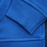 Βαμβακερή αθλητική μπλούζα με κεντητό λογότυπο για μωρά, μπλε Benetton 215777 3