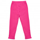 Σετ βαμβακερή μπλούζα με μακριά μανίκια και παντελόνι, ροζ Benetton 215985 7