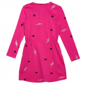 Φόρεμα με τύπωμα με εικόνες, ροζ Benetton 215994 4