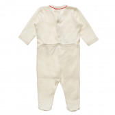 Ολόσωμη φόρμα για μωρά, σε λευκό χρώμα Benetton 216102 4