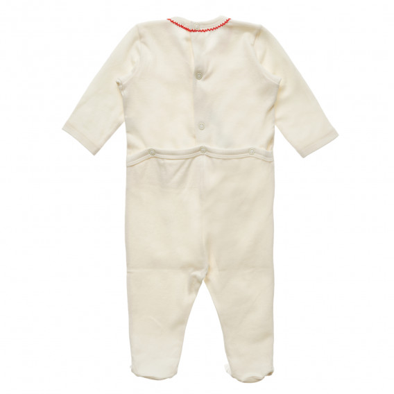 Ολόσωμη φόρμα για μωρά, σε λευκό χρώμα Benetton 216102 4