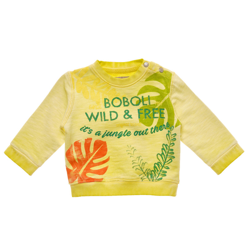 Βαμβακερή μπλούζα με floral τύπωμα για ένα μωρό - Άγρια &amp; Δωρεάν  216181