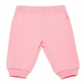 Βαμβακερό ροζ παντελόνι για κοριτσάκι Chicco 216272 