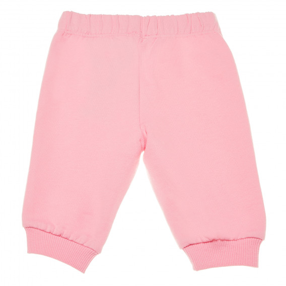 Βαμβακερό ροζ παντελόνι για κοριτσάκι Chicco 216273 2