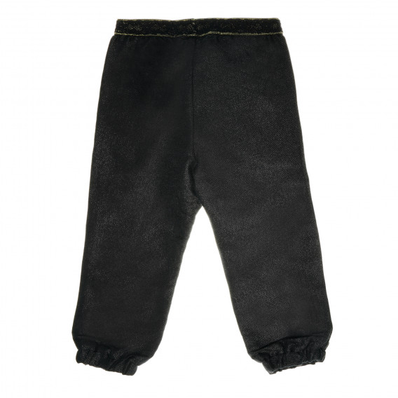 Μαύρο παντελόνι με γυαλιστερά νήματα για κοριτσάκι Chicco 216305 2