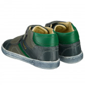 Δερμάτινα παπούτσια για αγόρια με πράσινες λεπτομέρειες Chicco 216331 2